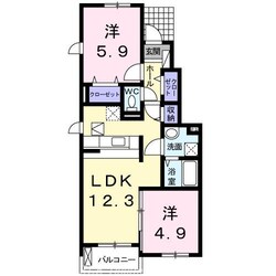 カレントＡの物件間取画像